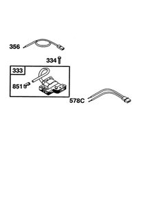 Armature-Magneto Diagram and Parts List for 110600-110699 0112- 0114- 0117 Briggs and Stratton Engine